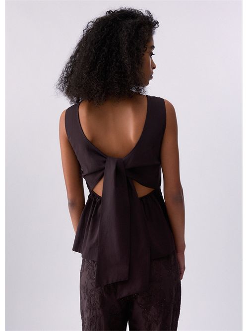 Top con fiocco dietro LIU JO | WA6468MS55N/91109